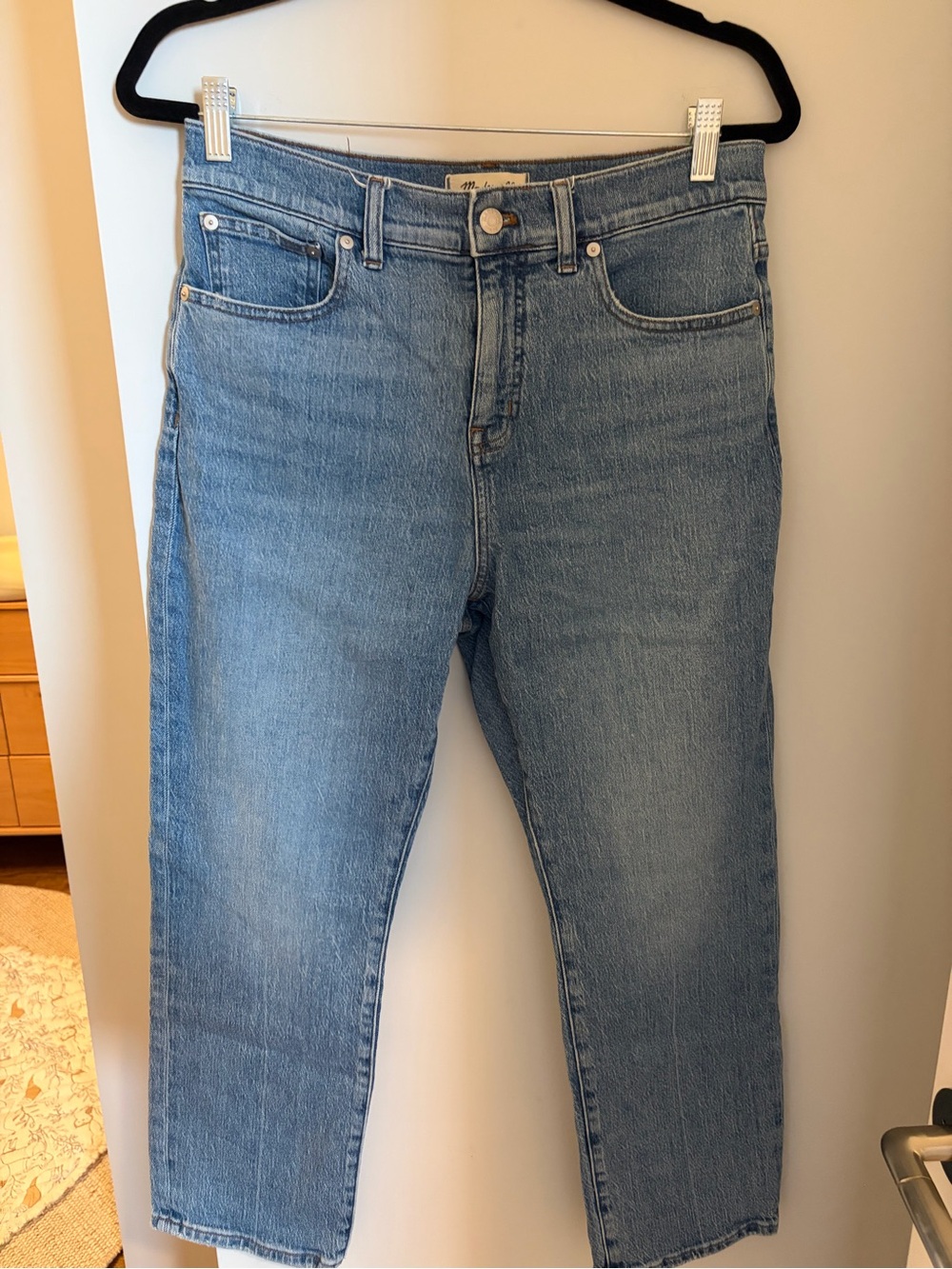 Madewell Light Blue Straight-Leg Women’s Jeans